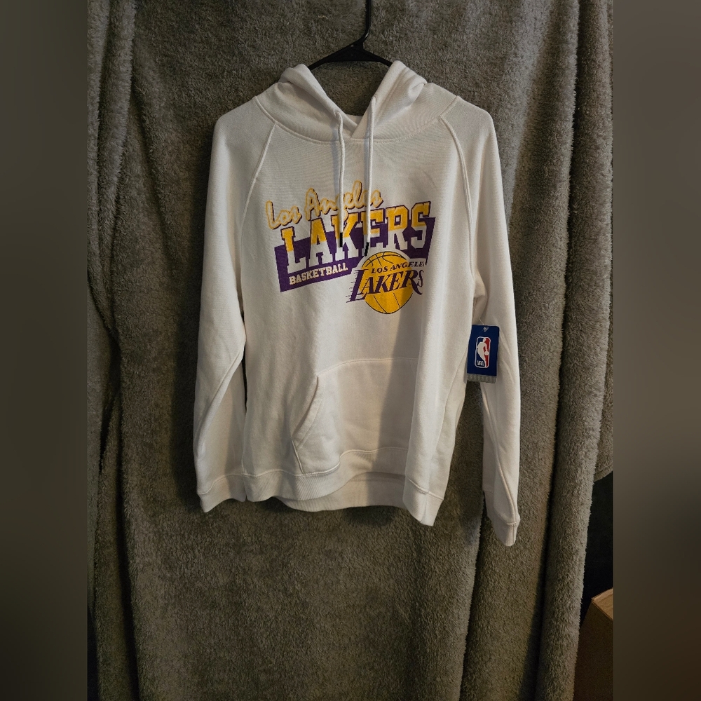 NBA Los Angeles Lakers Basketball Hoodie Size LARGE - Picture 2 of 3
